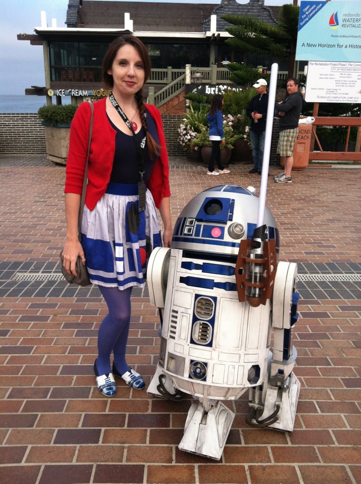Amy and R2-D2