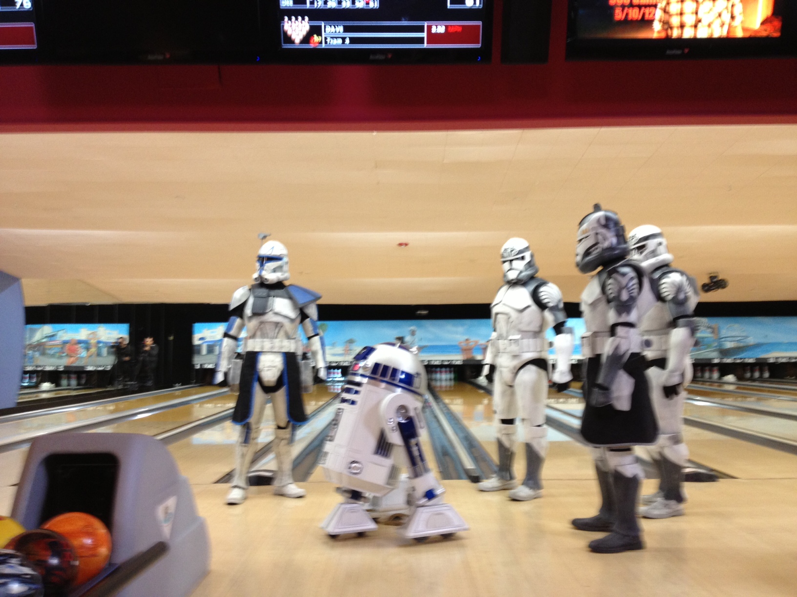 Thank you to the 501st Legion and R2-D2 for helping us out!